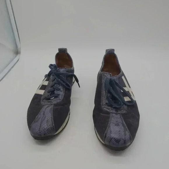 Hispanitas Joy is a Choice Suede / Snake sneakers sz 9 EU40 Blue - Picture 3 of 9